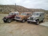 1960 Willys Station Wagon, 1979 Cherokee, and a 1979 CJ-7