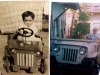 Juan Lopez Badillo\'s Childhood Pedal Car and Current CJ-3B