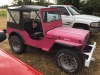1951 Willys CJ-3A - In the Used Car Lot.. PINK