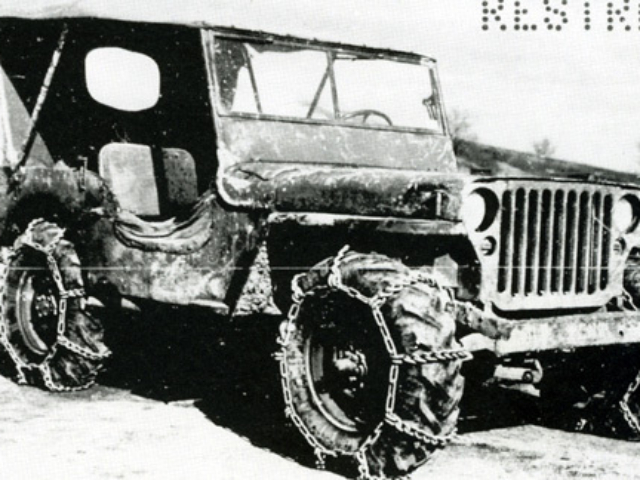 Willys MB Tractor Tire &amp; Chains