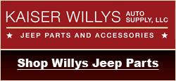Shop Willys Jeep Parts at Kaiser Willys