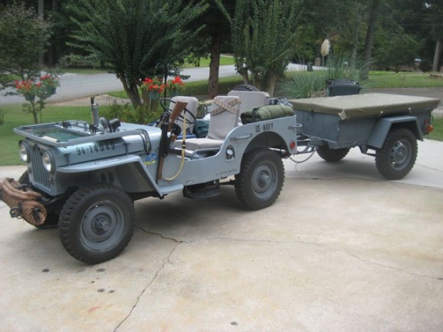 Kent Khuen's Navy Willys Jeep
