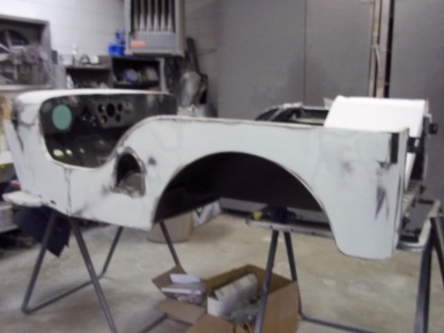 Debbie and Steve Pilgram's 1947 Willys CJ-2A / Pink Surrey Recreation