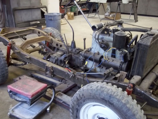 Debbie and Steve Pilgram's 1947 Willys CJ-2A / Pink Surrey Recreation