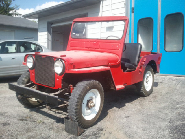 Debbie and Steve Pilgram's 1947 Willys CJ-2A / Pink Surrey Recreation