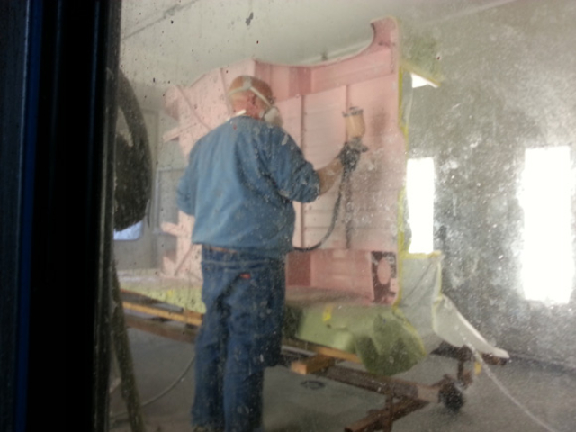 Debbie and Steve Pilgram's 1947 Willys CJ-2A / Pink Surrey Recreation