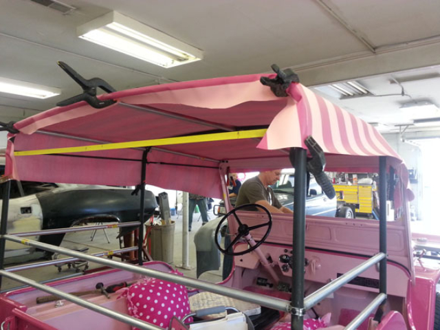 Debbie and Steve Pilgrams' 1947 / Recreation of Elvis' Pink Surrey