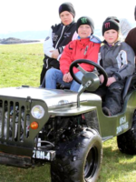Mini Willys Jeep shown in Bjugn, Norway