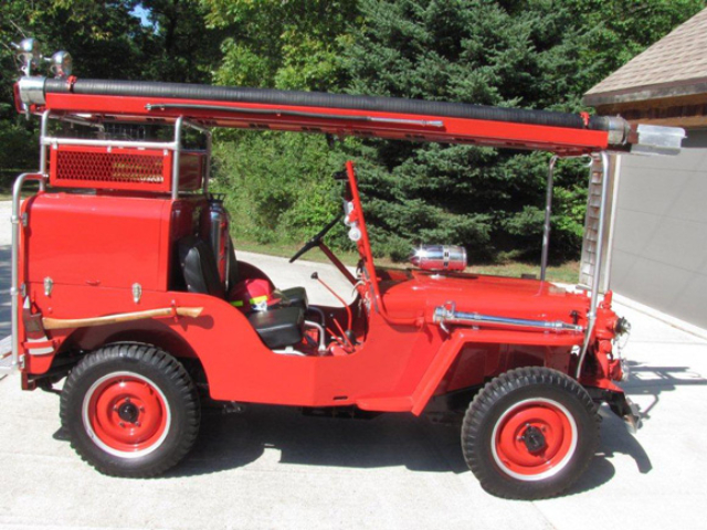 Dick Nelson 1947 Willys CJ-2A Fire Truck