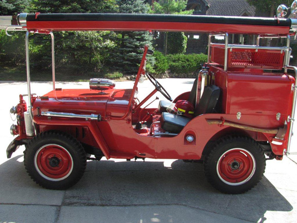 Dick Nelson 1947 Willys CJ-2A Fire Truck