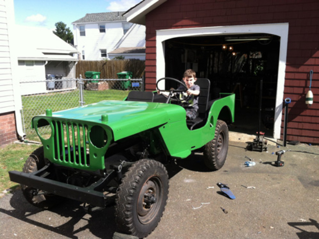 wn Keeley's 1948 Willys CJ-2A