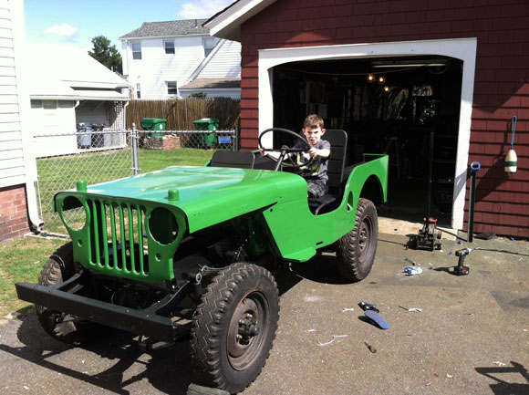 wn Keeley's 1948 Willys CJ-2A