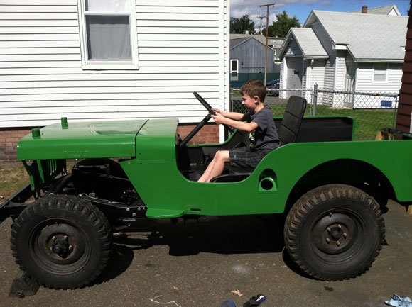 wn Keeley's 1948 Willys CJ-2A