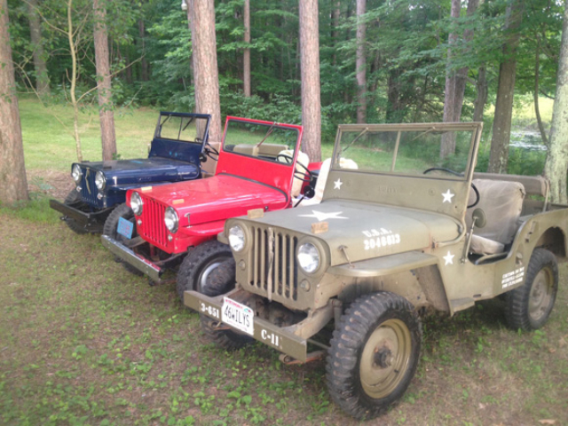 Marcus Steigerwaldt's 1946, 1947, 1948 Willys CJ-2As