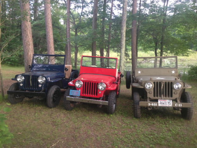 Marcus Steigerwaldt's 1946, 1947, 1948 Willys CJ-2As