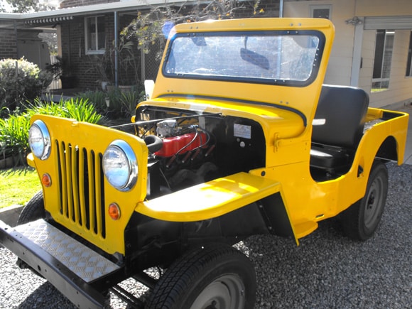 Peter Glasson's 1958 Willys CJ-3B