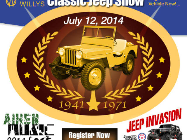 Classic Jeep Show at Aiken Music Fest!