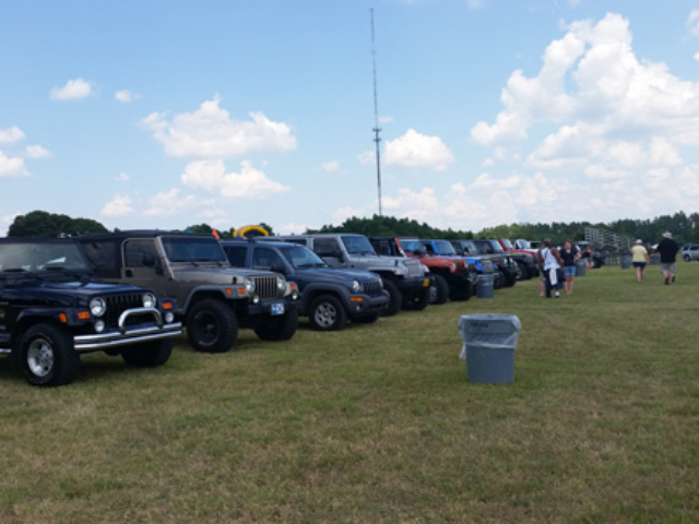 Jeep Invasion at the Aiken Music Fest