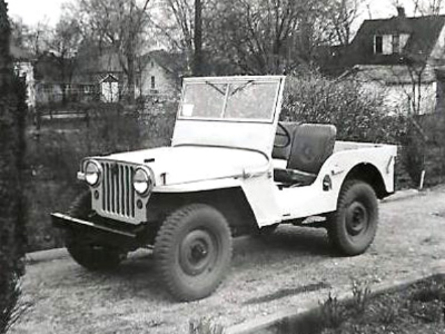 Christ Moyer's 1946 Willys CJ-2A in 1954 Christ Moyer's 1946 Willys CJ-2A in 1954