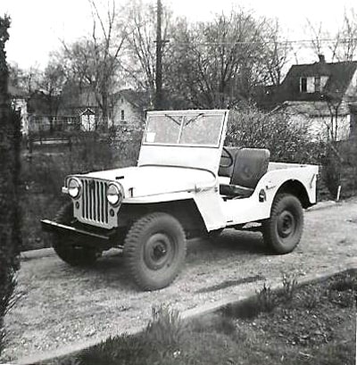Christ Moyer's 1946 Willys CJ-2A in 1954