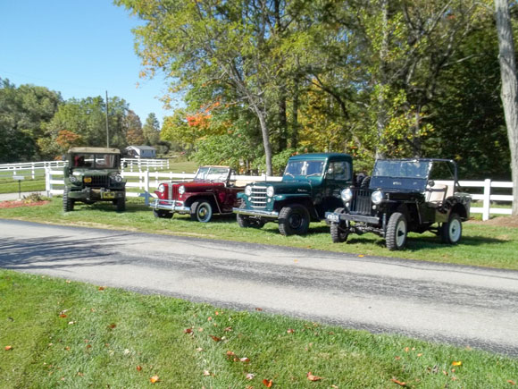 Greg and Karen Young's Willys Jeeps
