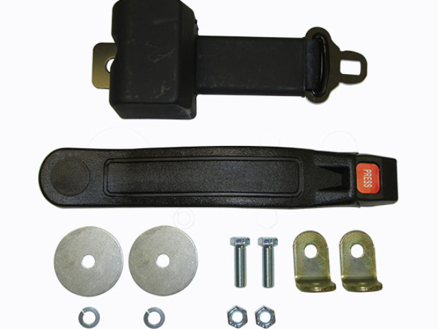 BELT-2 - Retractable Front Seat Belt with Hardware