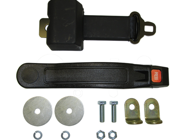 BELT-2 - Retractable Front Seat Belt with Hardware