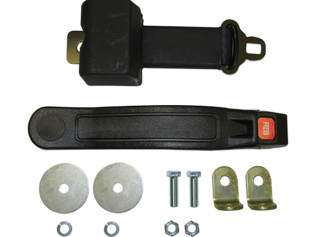 BELT-2 - Retractable Front Seat Belt with Hardware