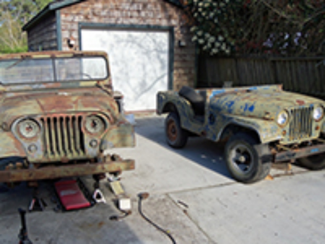 Ira Jones - Two Willys M38A1s