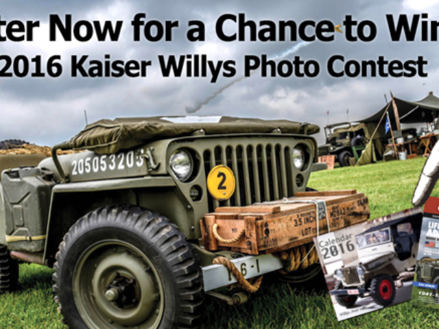 Enter Now For a Chance to Win in the 2016 Kaiser Willys Photo Contest!!
