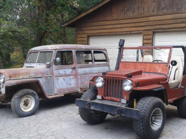 Brian Oldham's 1947 CJ-2A and 1953 Wagon