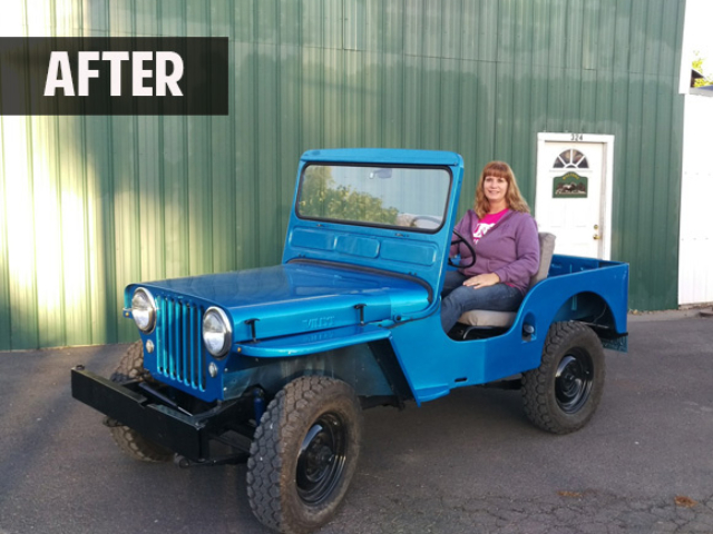 Vanessa Thompson's 1949 Willys CJ-3A
