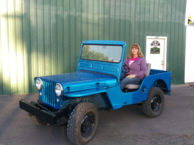 Vanessa Thompson's 1949 Willys CJ-3A