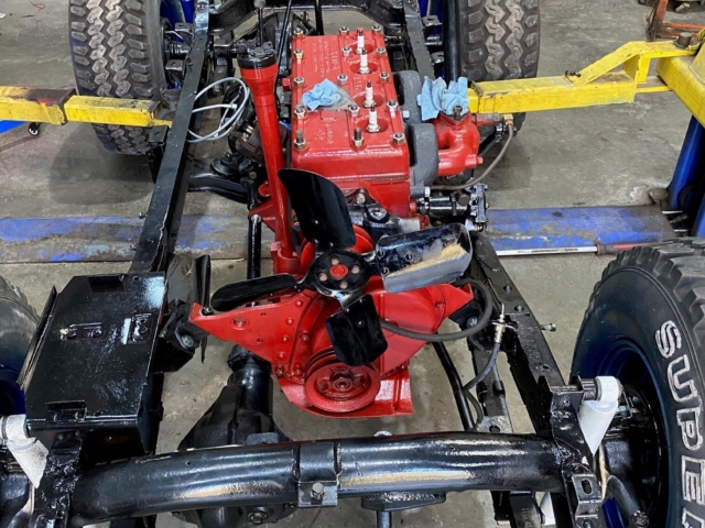 1948 jeep engine and frame