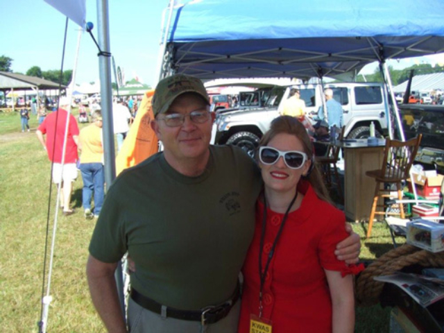 Dave Lewis and Rachel Hodgkins - Bantam Jeep Heritage Festival