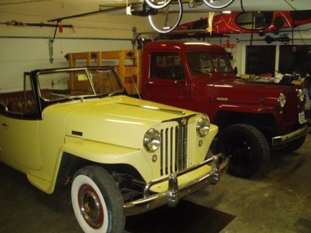 1946 Stakebed and 1949 Jeepster