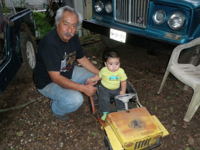 Juan Lopez Badillo's with Grandson Juan Lopez Badillo's with Grandson