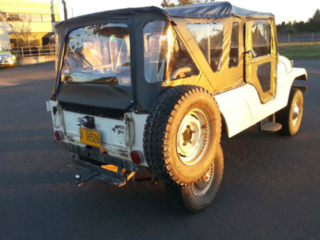 rear and spare tire - 1965 CJ-6A Tuxedo Park