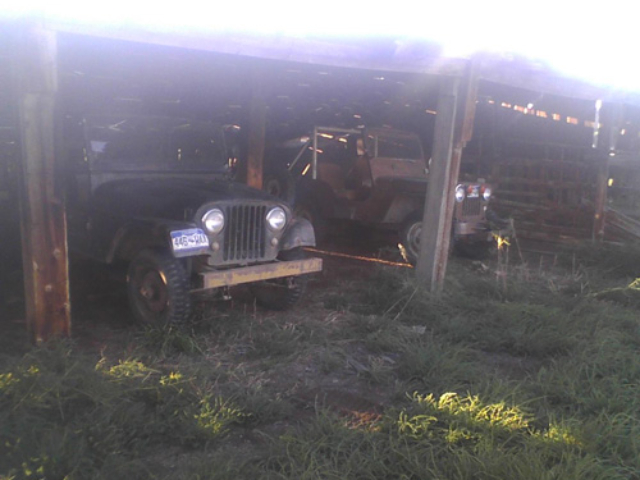 1949 Willys CJ-3A and 1964 CJ-5