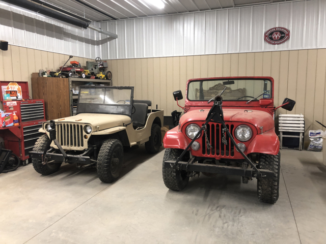 david overland 1943 mb 1971 cj-5