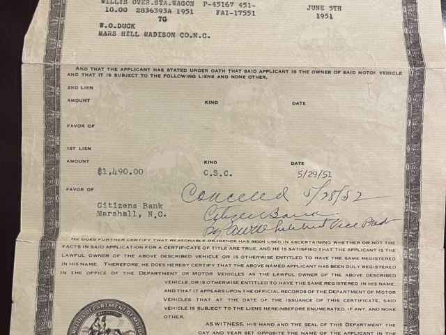 sigsbee duck 1951 willys wagon 13